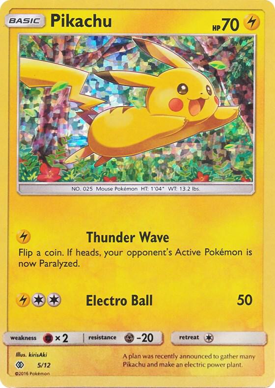 Pikachu - 5/12 card image