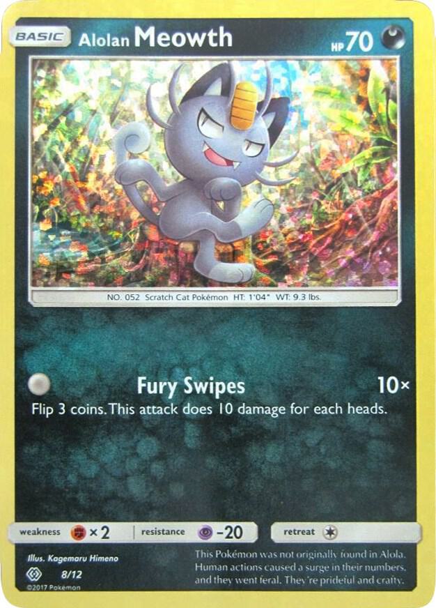 Alolan Meowth - 8/12 card image