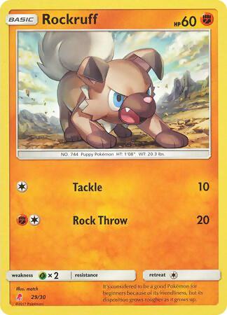 Rockruff (#29) card image