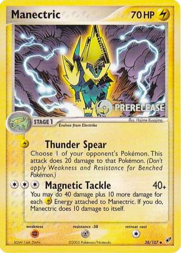 Manectric - 38/107 (Prerelease) card image