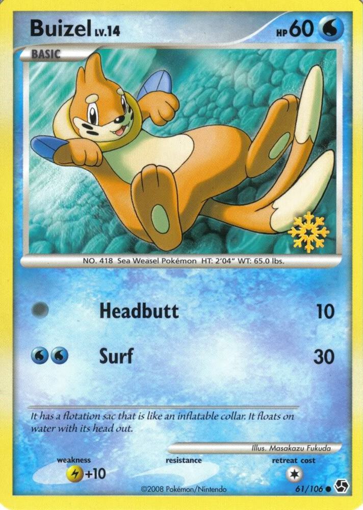 Buizel - 61/106 card image