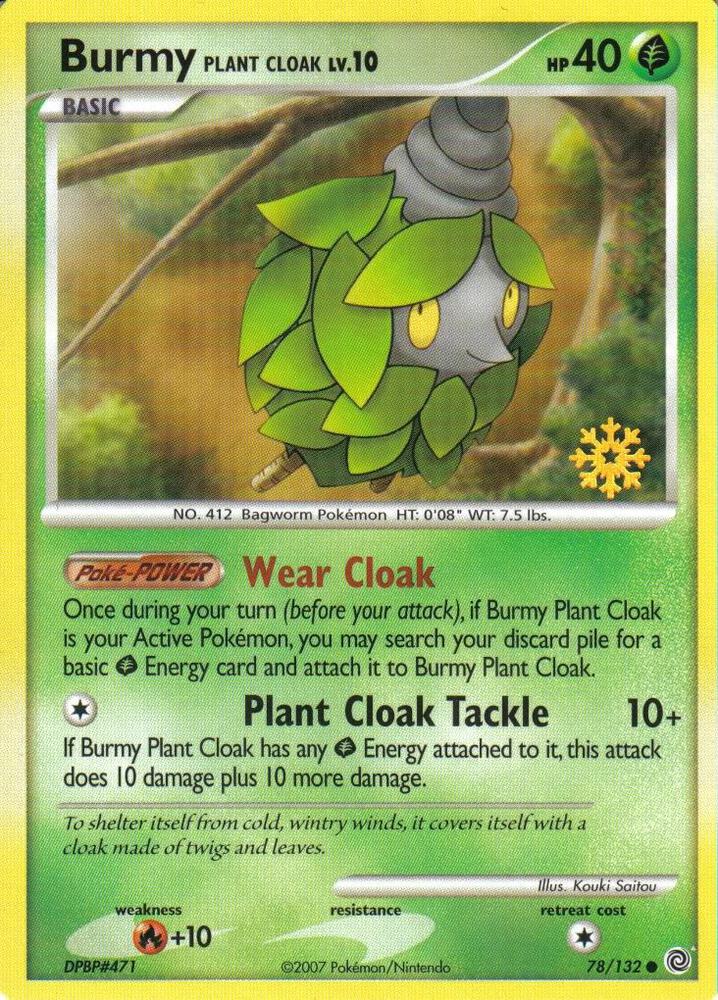 Burmy (Plant Cloak) - 78/132 card image
