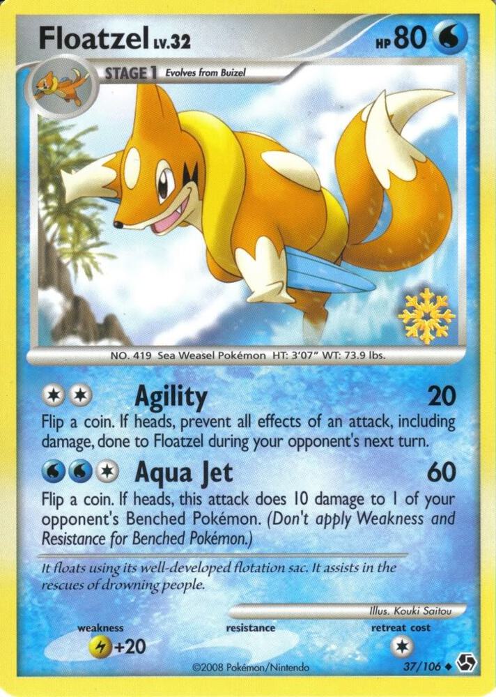Floatzel - 37/106 card image