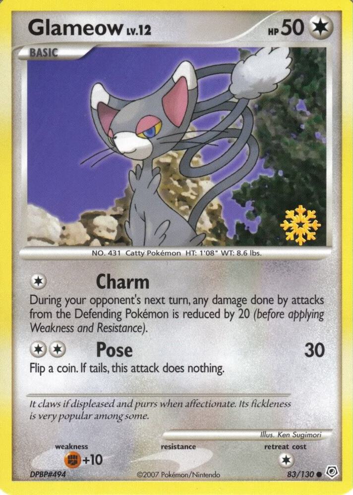 Glameow 83/130 card image