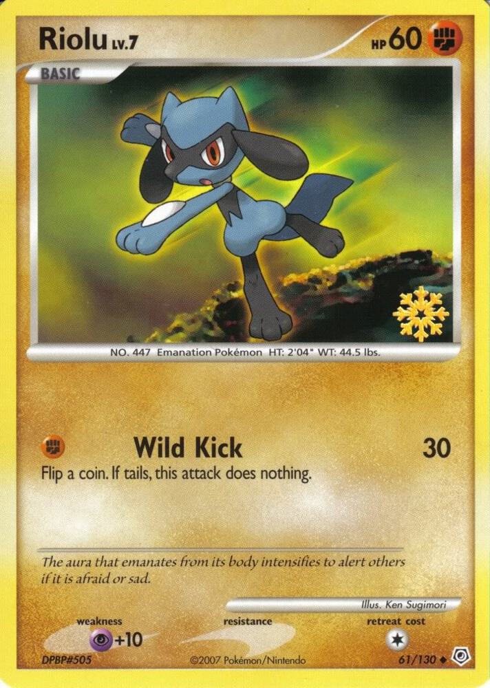 Riolu - 61/130 card image
