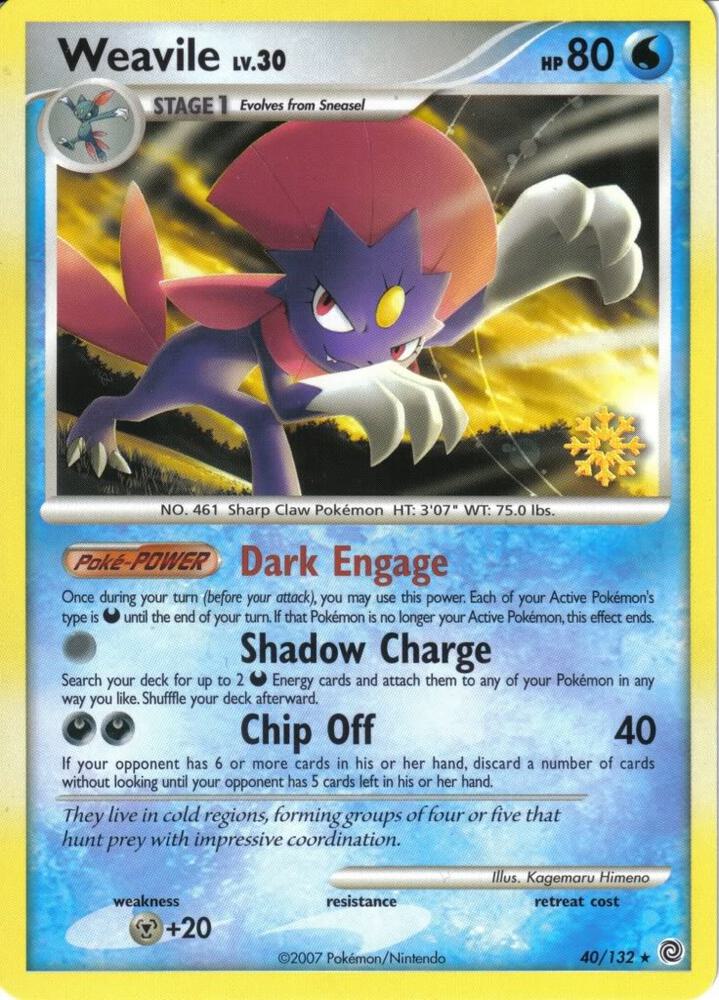 Weavile - 40/132 card image