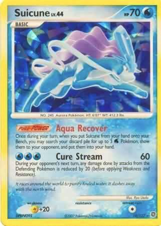 Suicune - 19/132 (Cracked Ice Holo) card image