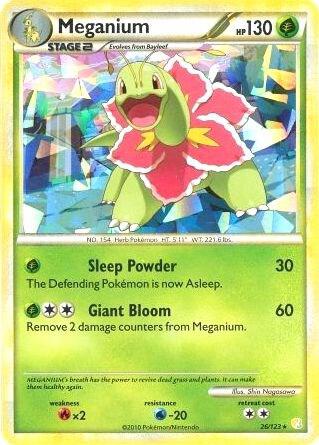 Meganium - 26/123 (Cracked Ice Holo) card image