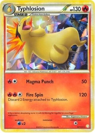 Typhlosion - 32/123 (Cracked Ice Holo) card image