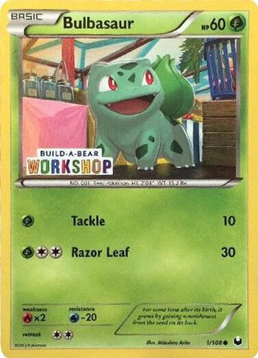 Bulbasaur - 1/108 (Build-A-Bear Workshop Exclusive) card image