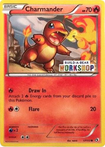 Charmander - 17/113 (Build-A-Bear Workshop Exclusive) card image