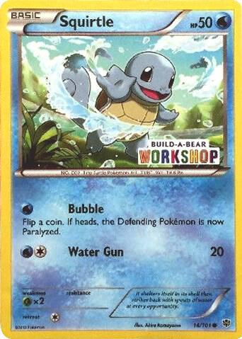 Squirtle - 14/101 (Build-A-Bear Workshop Exclusive) card image