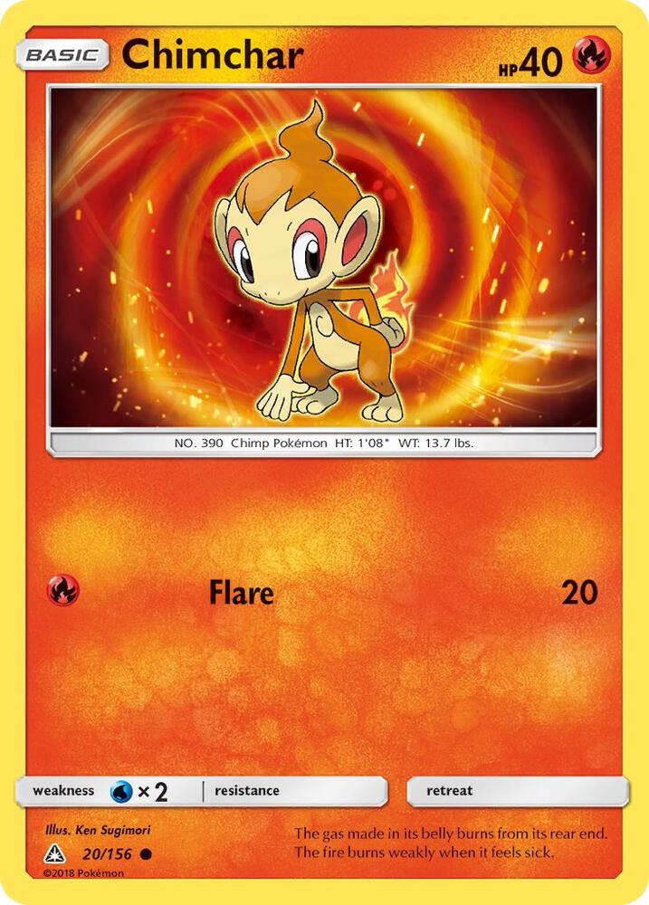 Chimchar (20) card image