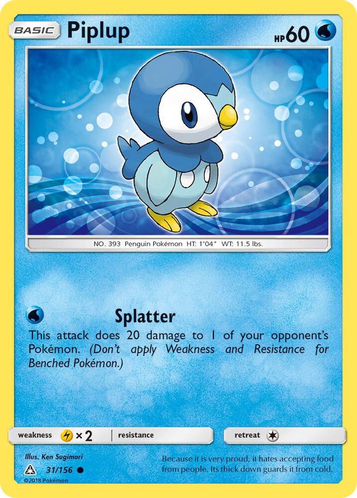 Piplup (31) card image