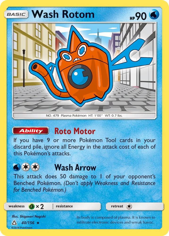 Wash Rotom card image