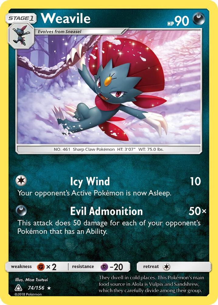 Weavile card image