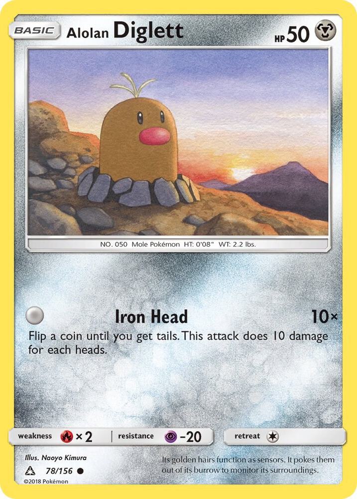 Alolan Diglett card image