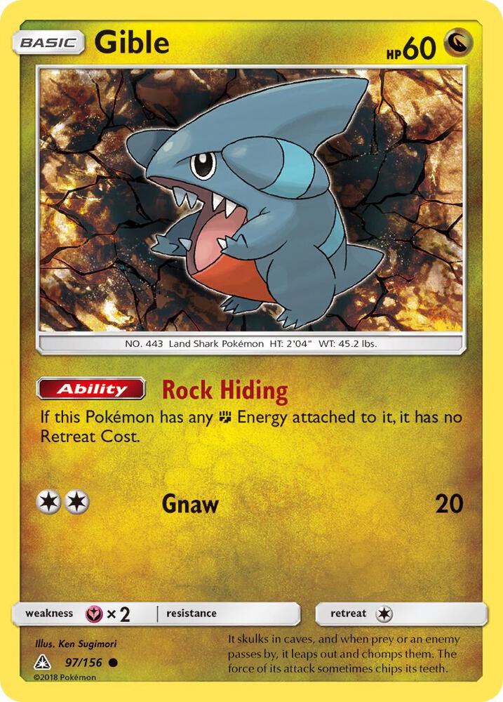 Gible (97) card image