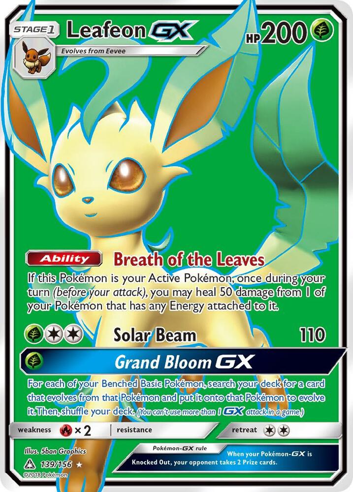 Leafeon GX (Full Art) card image