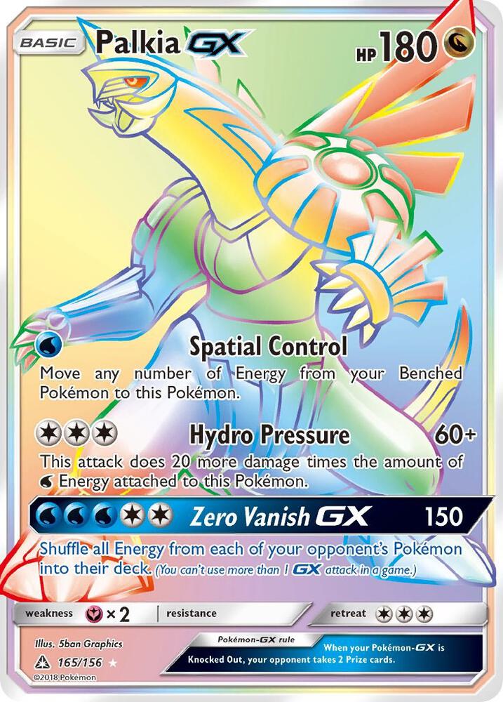 Palkia GX (Secret Rare) card image