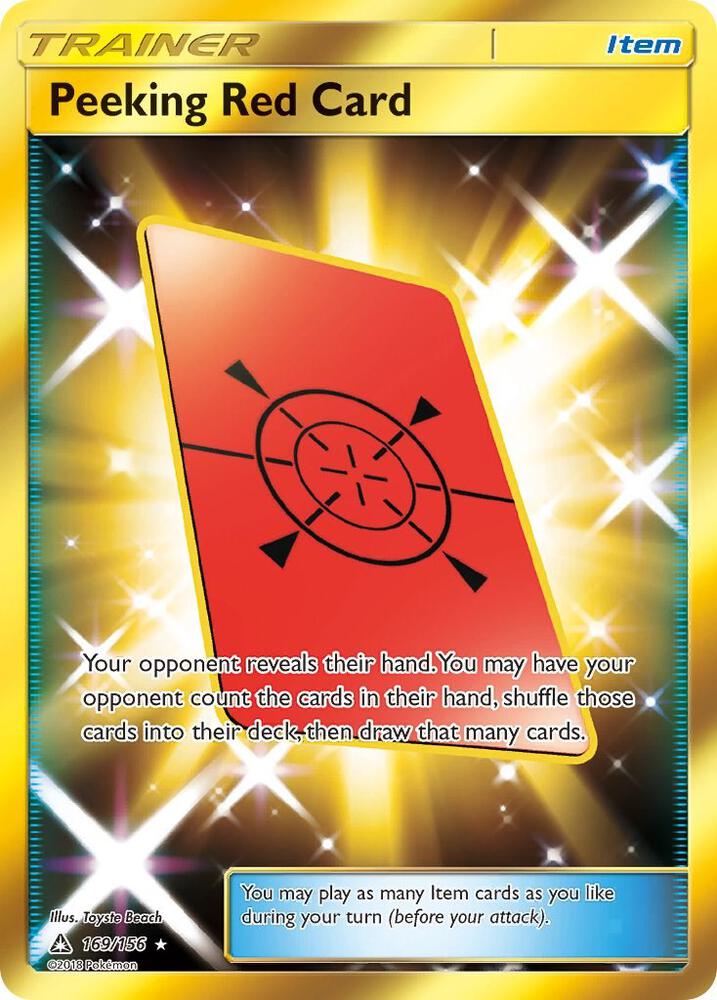 Peeking Red Card (Secret Rare) card image