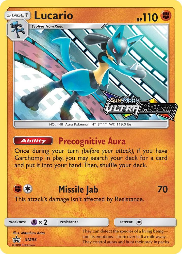 Lucario - SM95 (Prerelease) card image