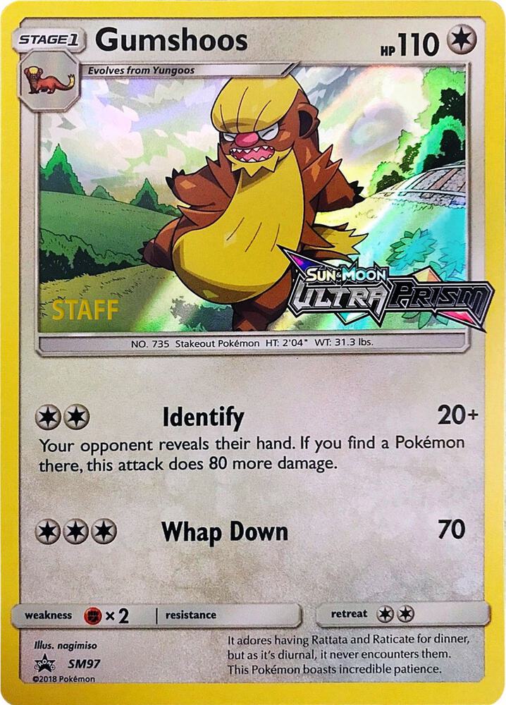 Gumshoos - SM97 (Prerelease) [Staff] card image