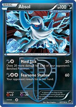 Absol - 67/116 (Moltres Legendary Battle Deck) card image