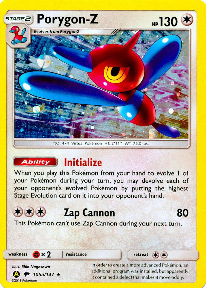 Porygon-Z - 105a/147 card image