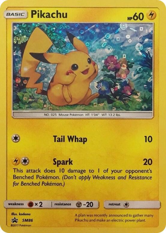 Pikachu - SM86 (General Mills Promo) card image