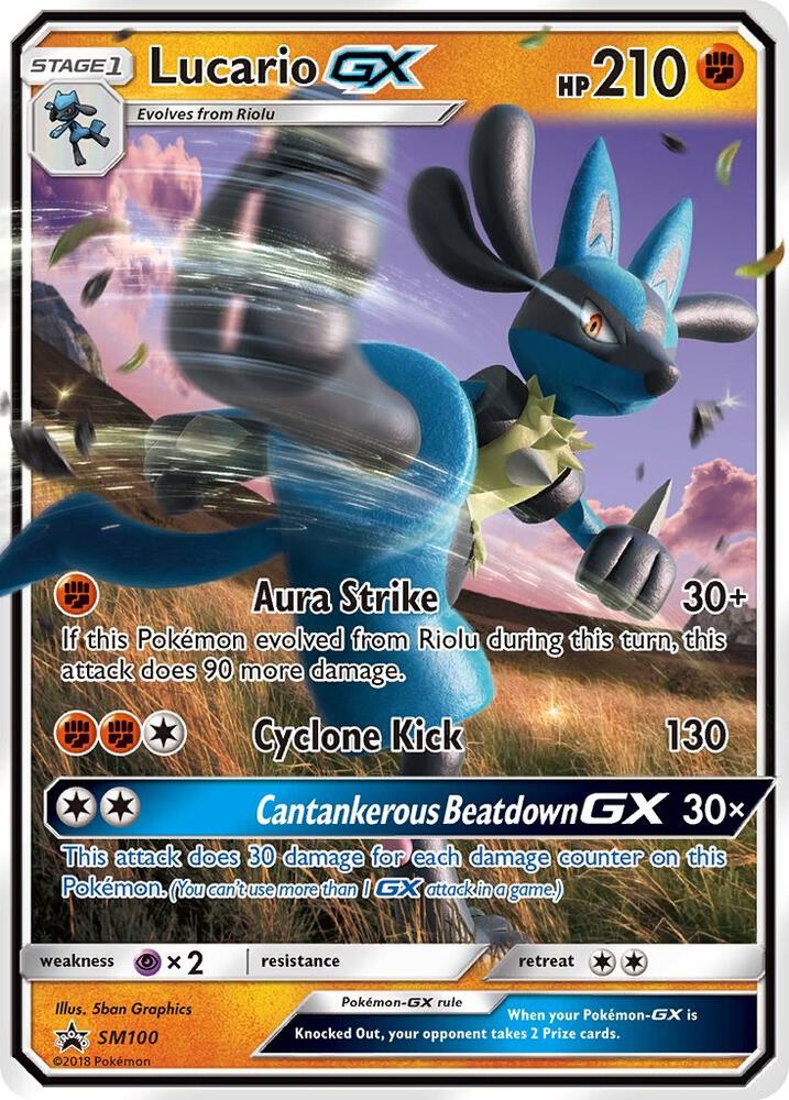 Lucario GX - SM100 card image