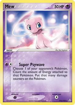 Mew - 111/110 (Non-Holo DVD Promo) card image