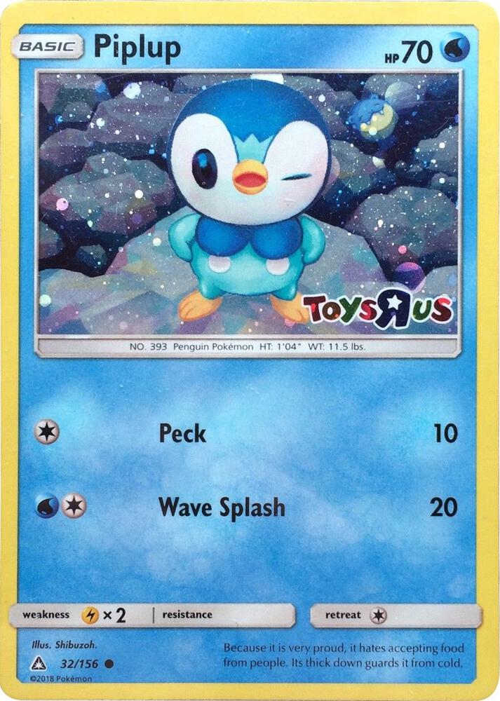 Piplup - 32/156 (Toys R Us) card image
