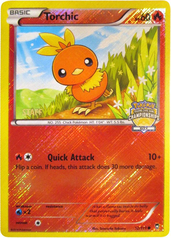 Torchic - 12/111 (City Championships) [Staff] card image