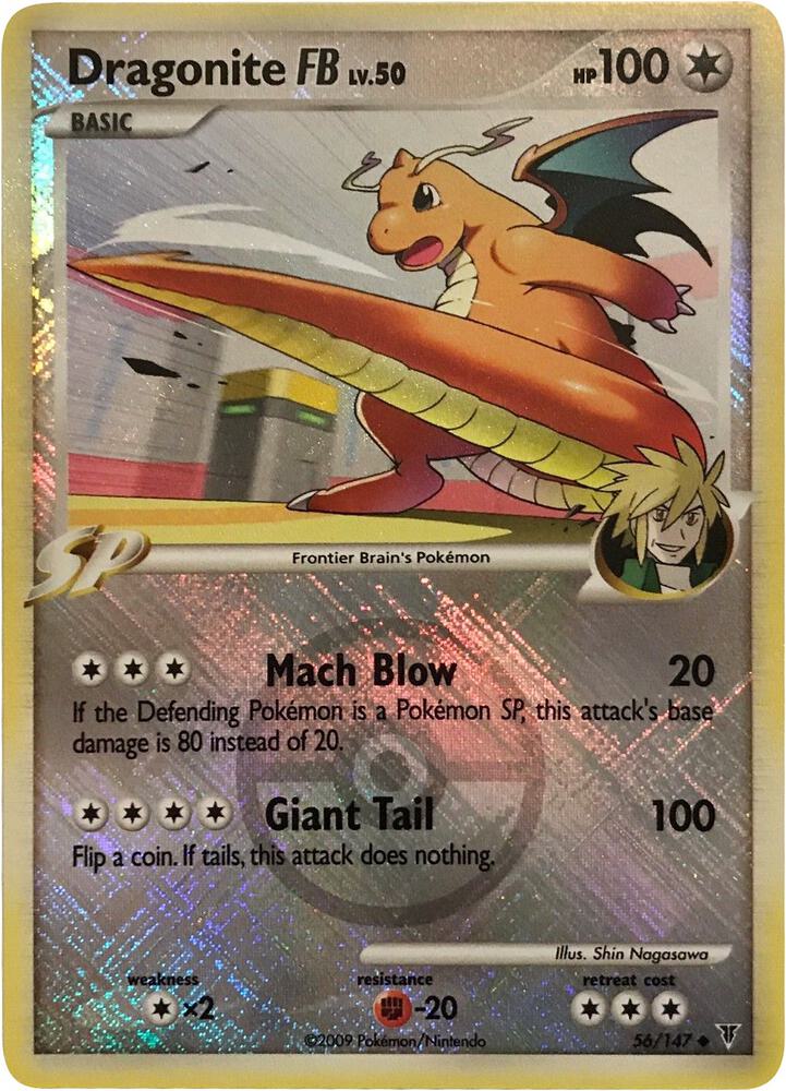 Dragonite FB - 56/147 (League Promo) card image