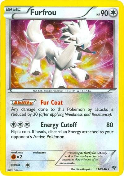 Furfrou - 114/146 (Cosmos Holo) card image