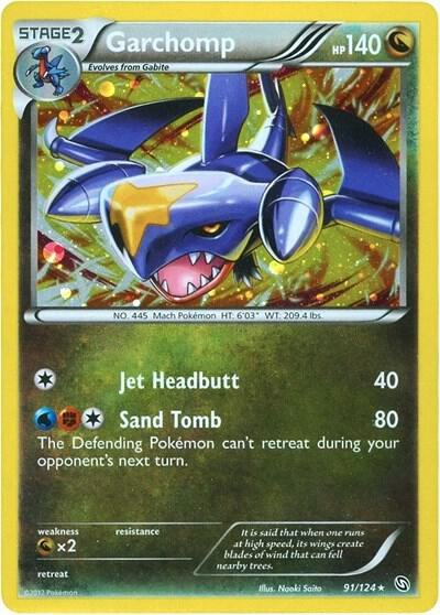 Garchomp - 91/124 (Cosmos Holo) card image