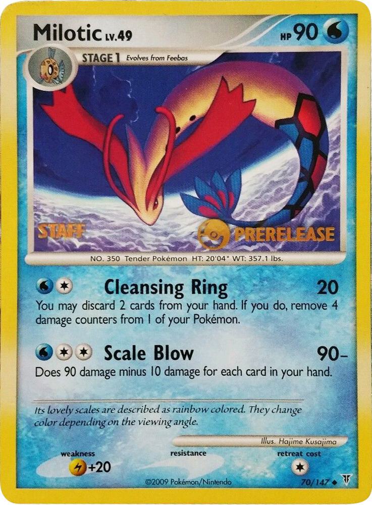 Milotic - 70/147 (Prerelease) [Staff] card image