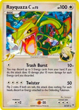 Rayquaza C - 8/147 (Cracked Ice) card image