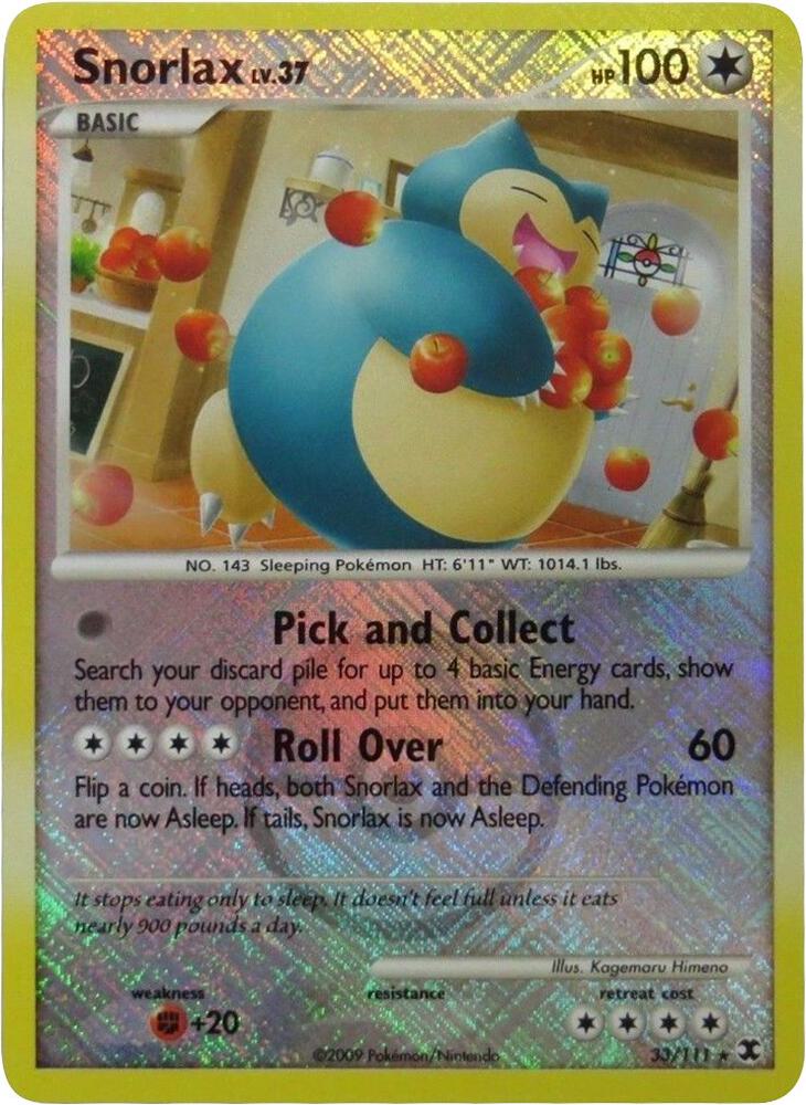 Snorlax - 33/111 (League Promo) card image