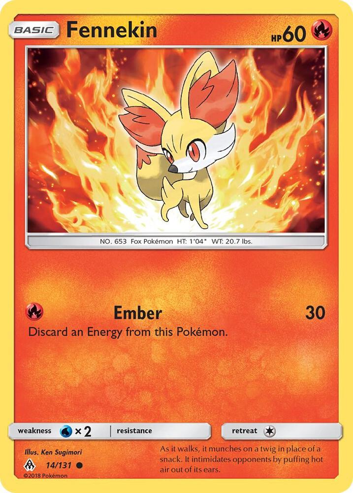 Fennekin (14) card image