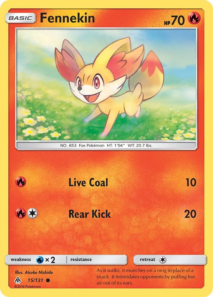 Fennekin (15) card image