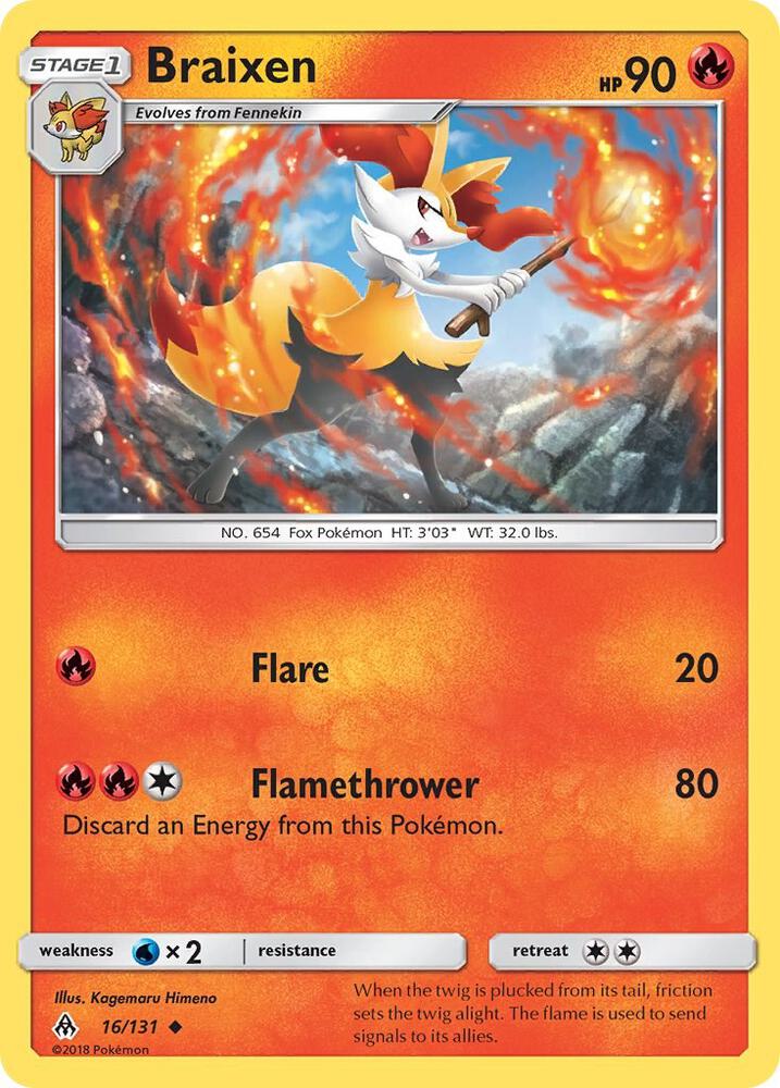 Braixen card image