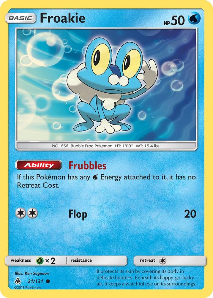 Froakie (21) card image