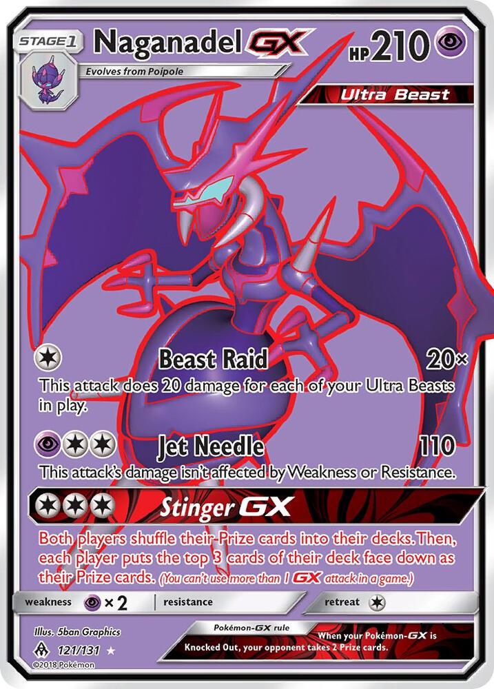 Naganadel GX (Full Art) card image