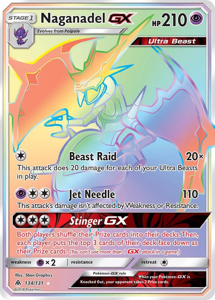 Naganadel GX (Secret) card image
