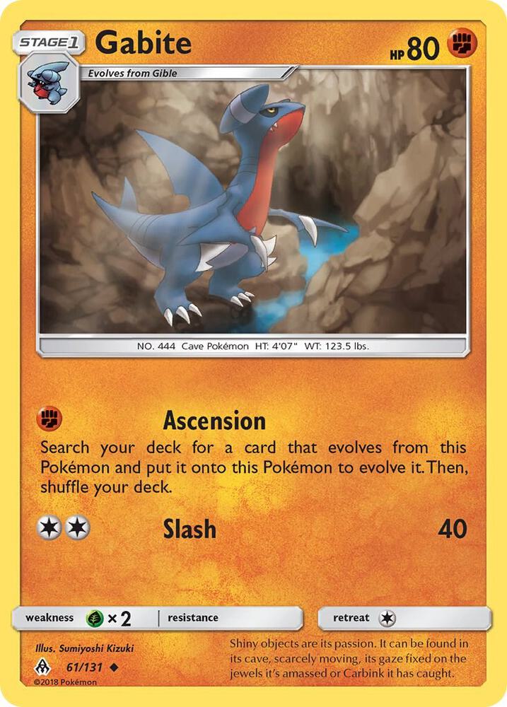 Gabite card image