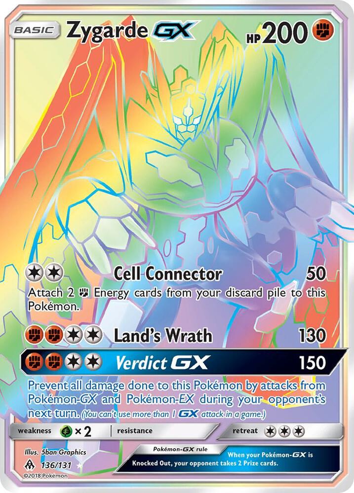 Zygarde GX (Secret) card image