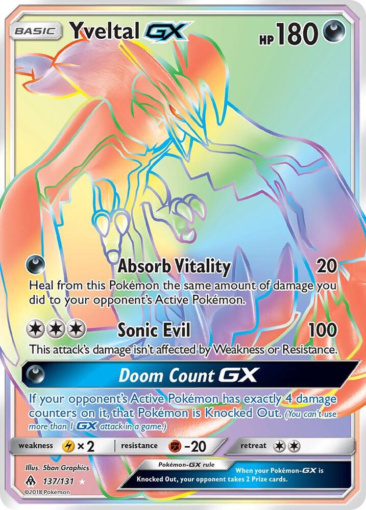 Yveltal GX (Secret) card image
