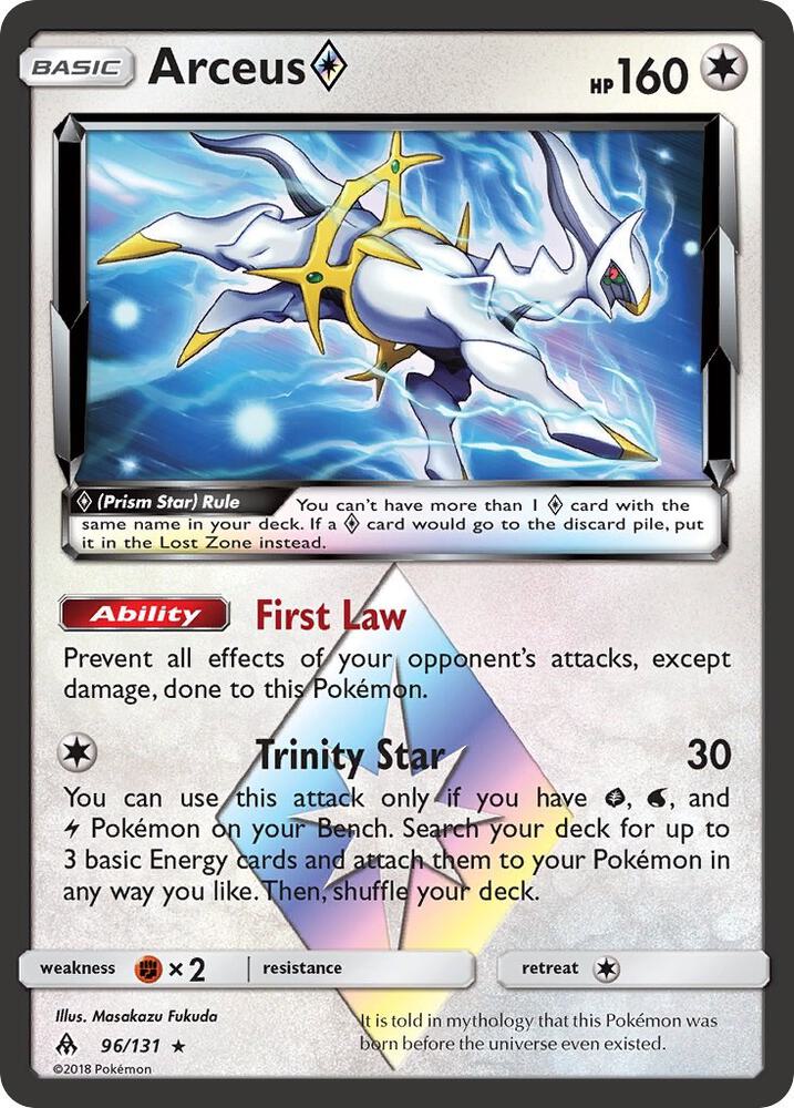 Arceus Prism Star card image